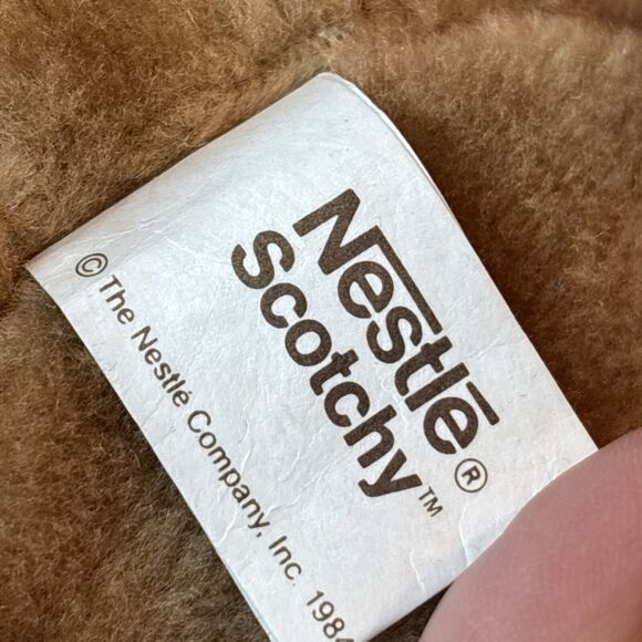 3 Vintage 1984 Nestle Plush Chocolate Chips Milky, Lil Bits, Scotchy With Tags - Picture 4 of 10
